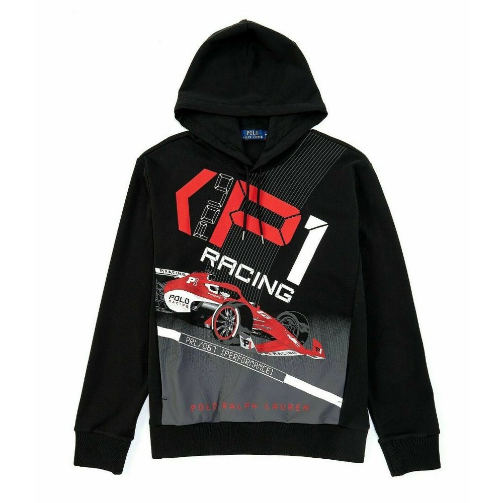 Polo Ralph Lauren Performance RACING Sweatshirt Mens Hoodie Limited Edition P1